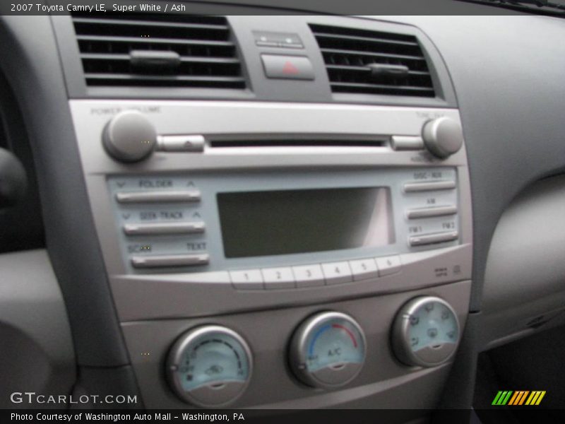 Super White / Ash 2007 Toyota Camry LE