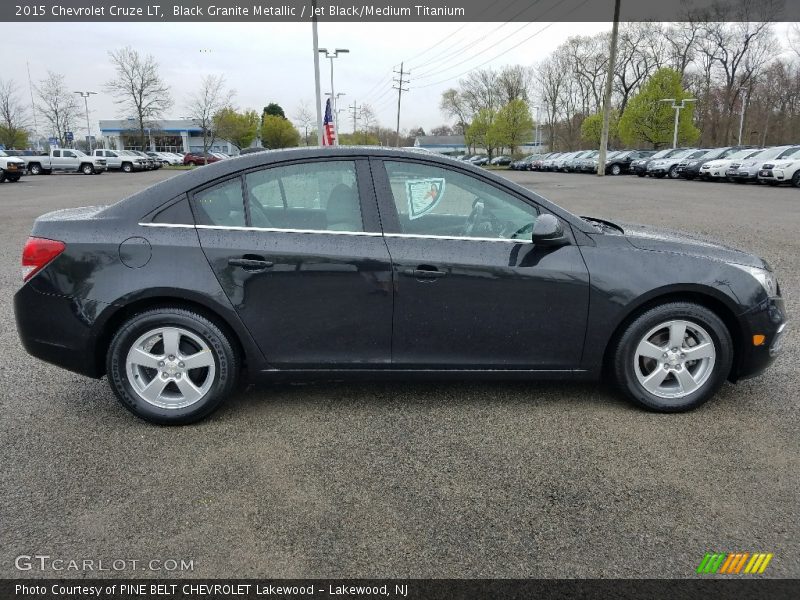 Black Granite Metallic / Jet Black/Medium Titanium 2015 Chevrolet Cruze LT