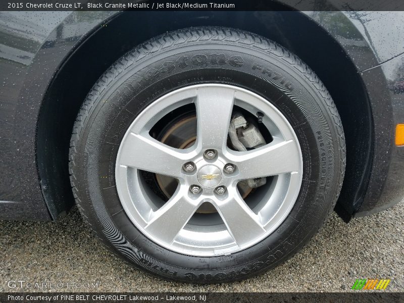 Black Granite Metallic / Jet Black/Medium Titanium 2015 Chevrolet Cruze LT