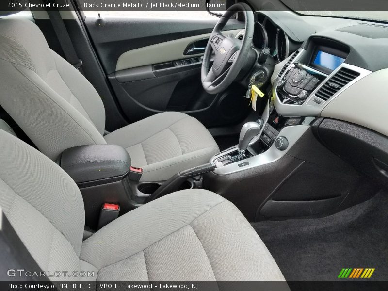 Black Granite Metallic / Jet Black/Medium Titanium 2015 Chevrolet Cruze LT
