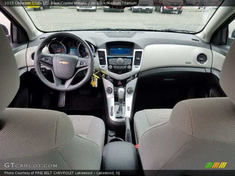 Black Granite Metallic / Jet Black/Medium Titanium 2015 Chevrolet Cruze LT