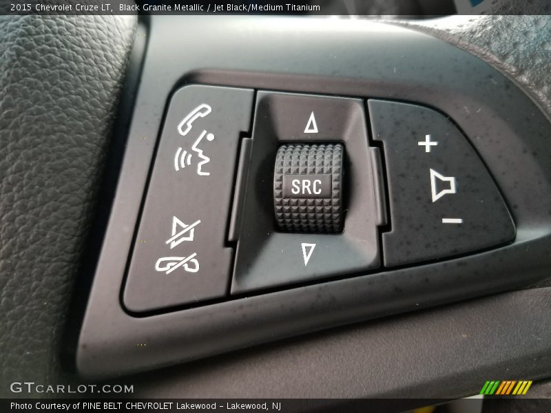 Black Granite Metallic / Jet Black/Medium Titanium 2015 Chevrolet Cruze LT