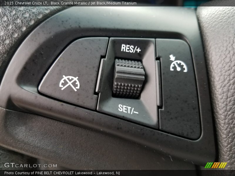 Black Granite Metallic / Jet Black/Medium Titanium 2015 Chevrolet Cruze LT