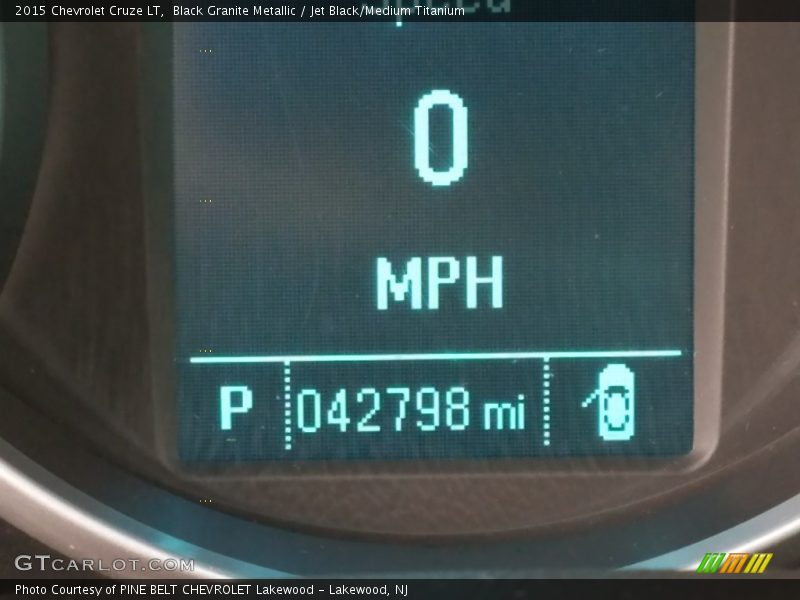 Black Granite Metallic / Jet Black/Medium Titanium 2015 Chevrolet Cruze LT