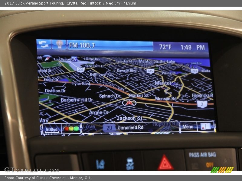 Controls of 2017 Verano Sport Touring