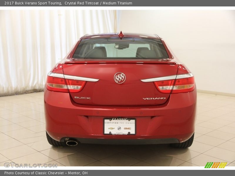 Crystal Red Tintcoat / Medium Titanium 2017 Buick Verano Sport Touring