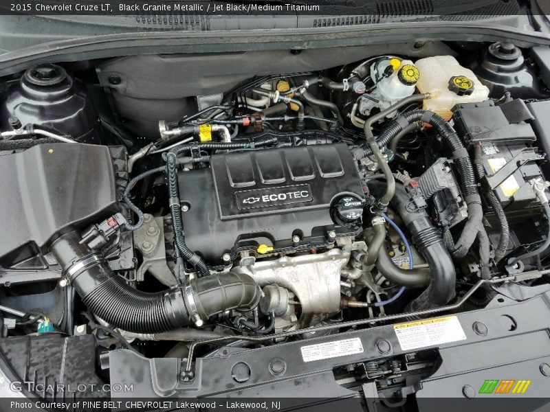 Black Granite Metallic / Jet Black/Medium Titanium 2015 Chevrolet Cruze LT