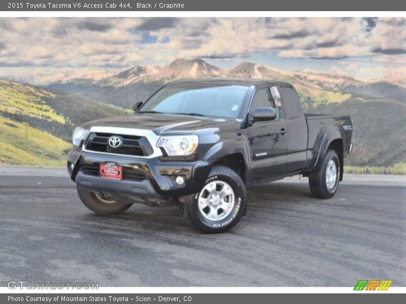 Black / Graphite 2015 Toyota Tacoma V6 Access Cab 4x4