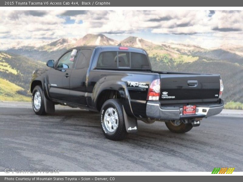 Black / Graphite 2015 Toyota Tacoma V6 Access Cab 4x4