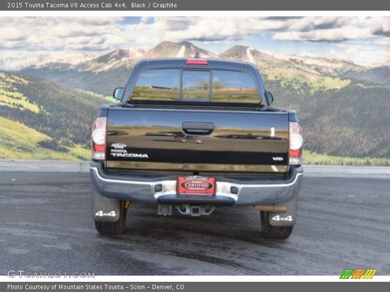 Black / Graphite 2015 Toyota Tacoma V6 Access Cab 4x4