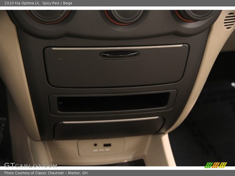 Spicy Red / Beige 2010 Kia Optima LX