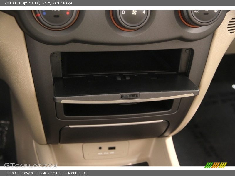 Spicy Red / Beige 2010 Kia Optima LX