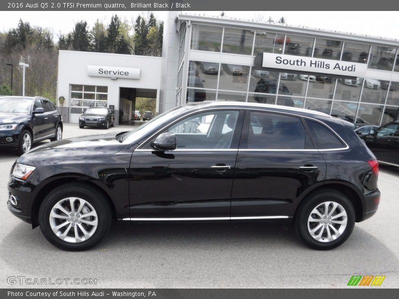 Brilliant Black / Black 2016 Audi Q5 2.0 TFSI Premium quattro