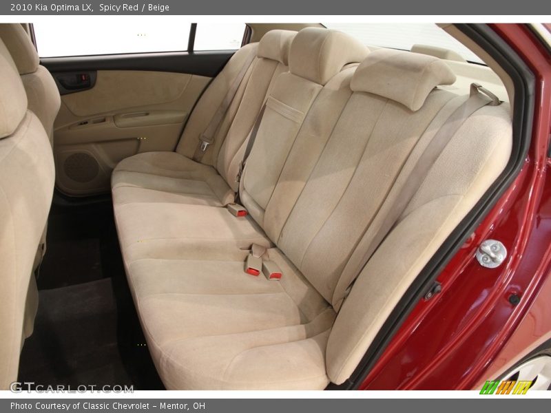 Spicy Red / Beige 2010 Kia Optima LX