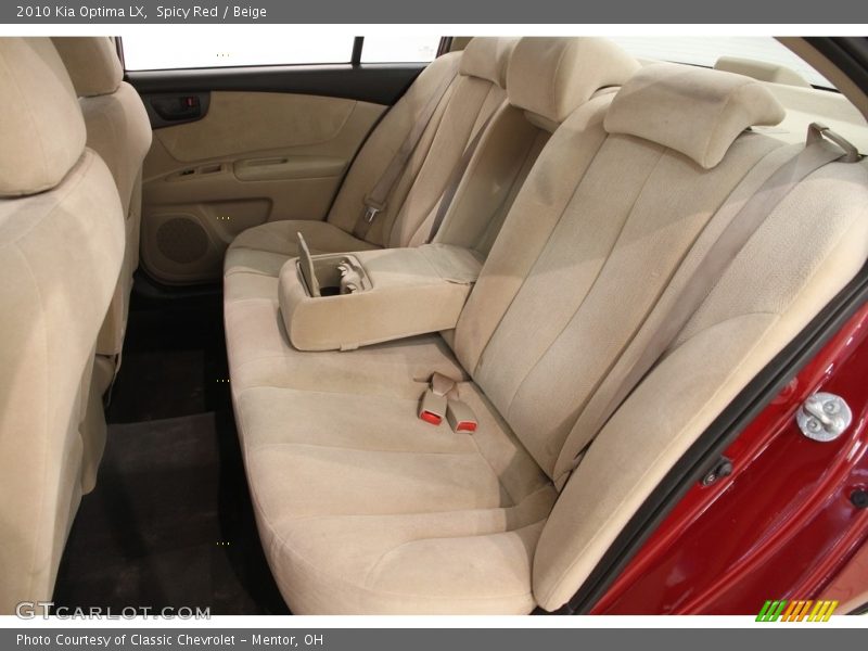 Spicy Red / Beige 2010 Kia Optima LX
