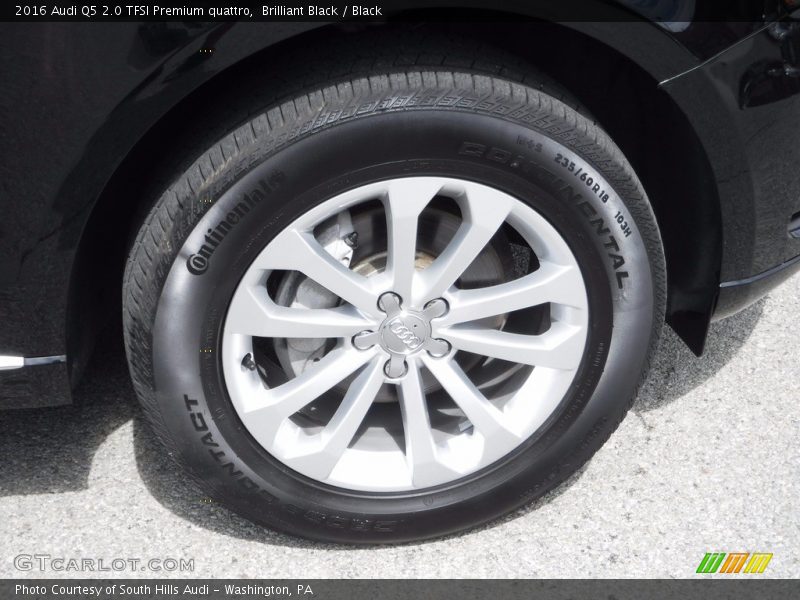 Brilliant Black / Black 2016 Audi Q5 2.0 TFSI Premium quattro