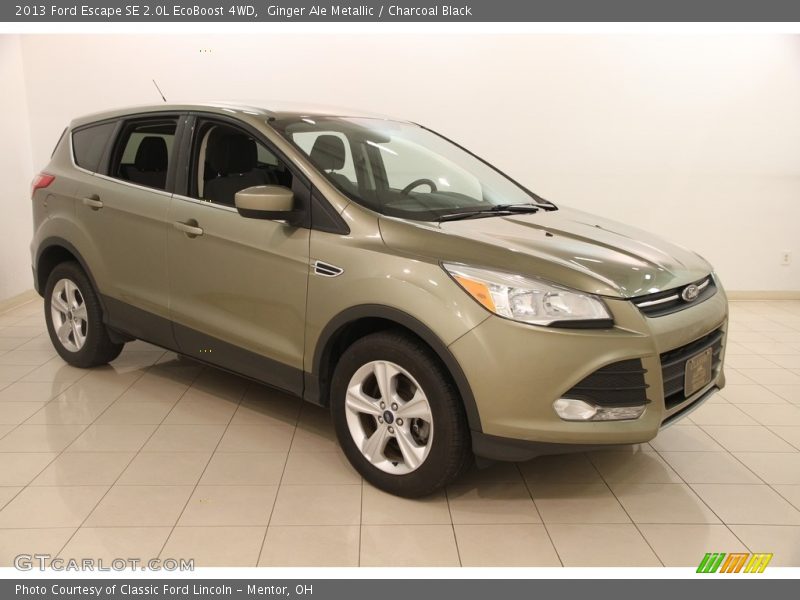 Ginger Ale Metallic / Charcoal Black 2013 Ford Escape SE 2.0L EcoBoost 4WD