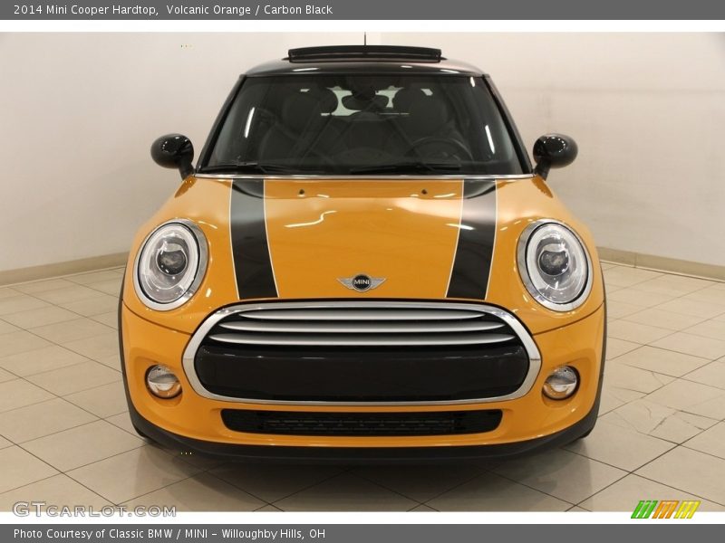 Volcanic Orange / Carbon Black 2014 Mini Cooper Hardtop