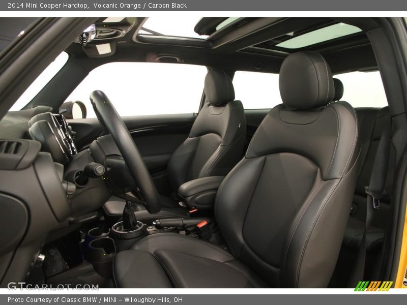 Front Seat of 2014 Cooper Hardtop