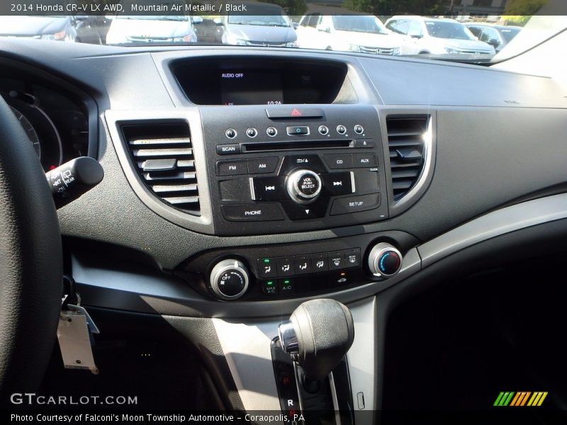 Mountain Air Metallic / Black 2014 Honda CR-V LX AWD