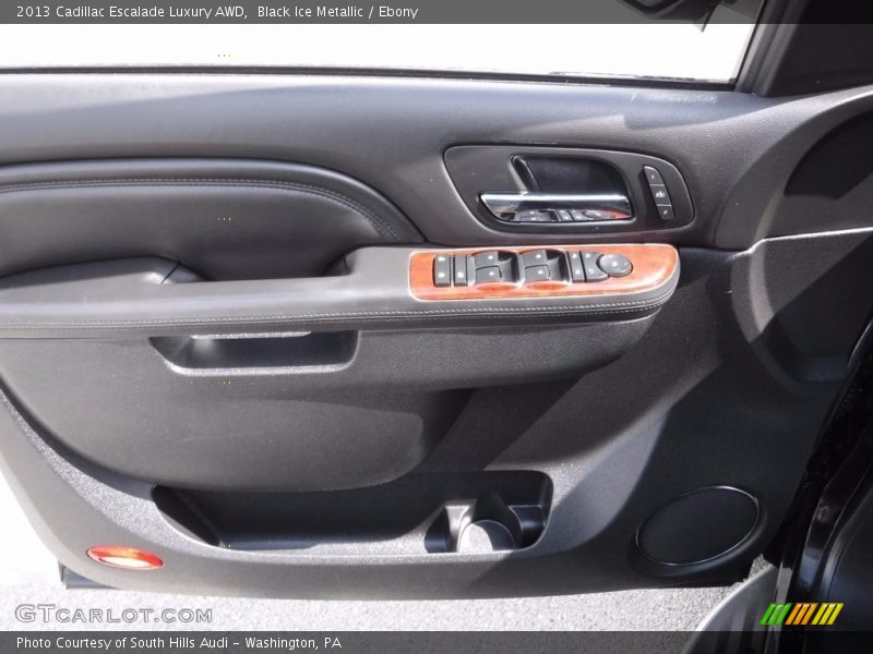 Black Ice Metallic / Ebony 2013 Cadillac Escalade Luxury AWD