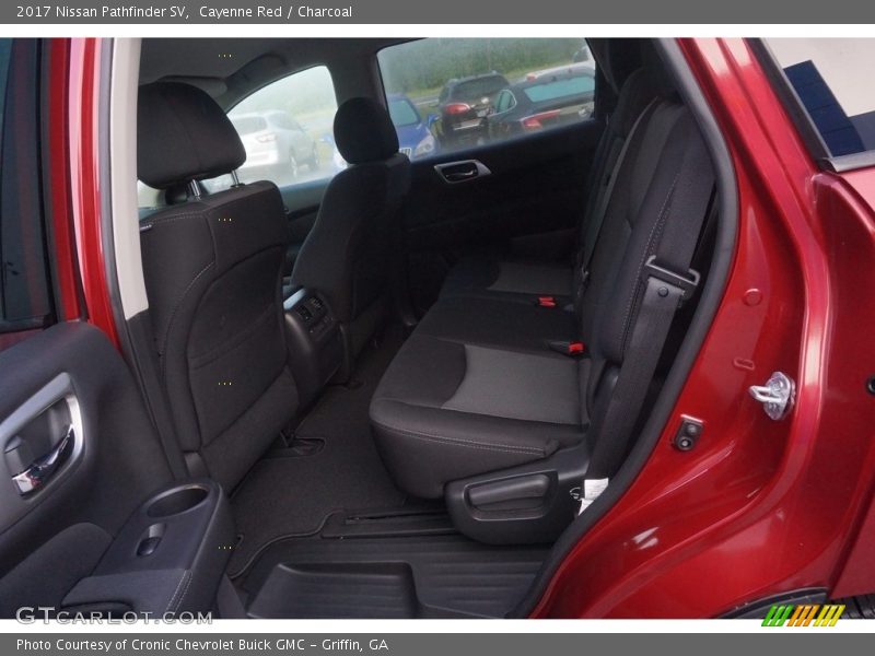 Cayenne Red / Charcoal 2017 Nissan Pathfinder SV
