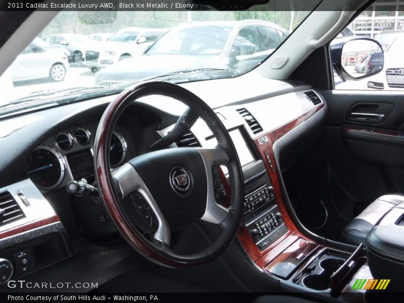Black Ice Metallic / Ebony 2013 Cadillac Escalade Luxury AWD
