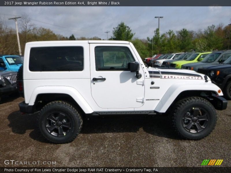 Bright White / Black 2017 Jeep Wrangler Rubicon Recon Edition 4x4
