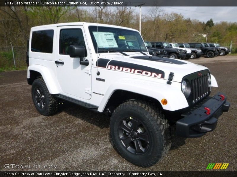 Bright White / Black 2017 Jeep Wrangler Rubicon Recon Edition 4x4