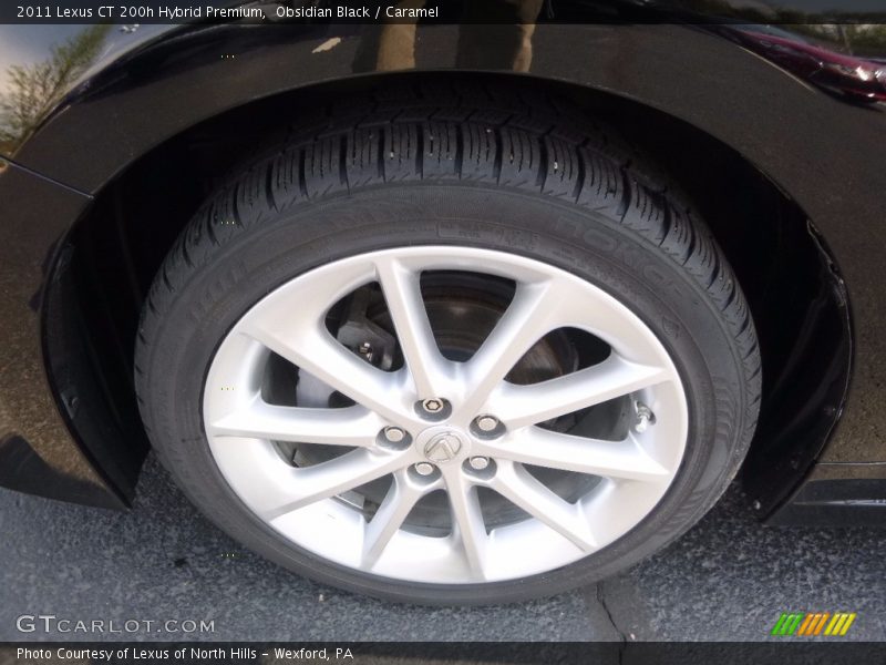 Obsidian Black / Caramel 2011 Lexus CT 200h Hybrid Premium