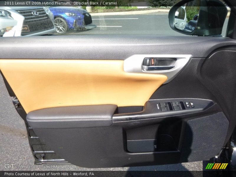 Obsidian Black / Caramel 2011 Lexus CT 200h Hybrid Premium