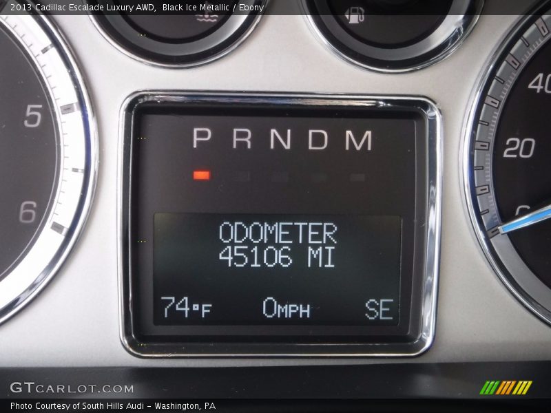 Black Ice Metallic / Ebony 2013 Cadillac Escalade Luxury AWD