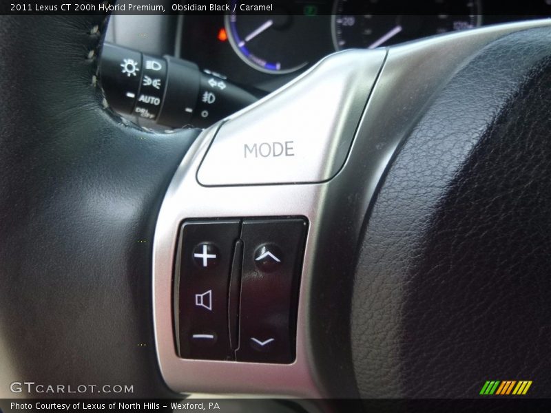 Obsidian Black / Caramel 2011 Lexus CT 200h Hybrid Premium