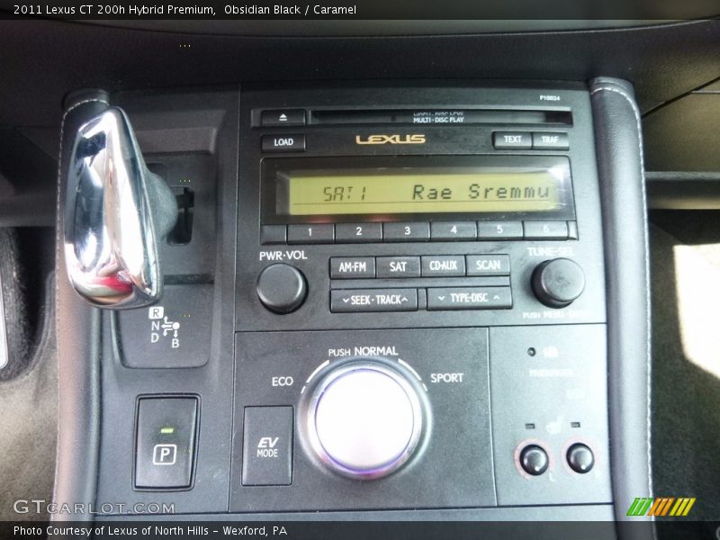 Obsidian Black / Caramel 2011 Lexus CT 200h Hybrid Premium