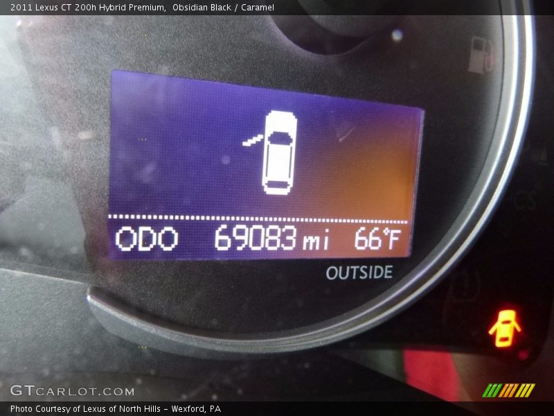 Obsidian Black / Caramel 2011 Lexus CT 200h Hybrid Premium