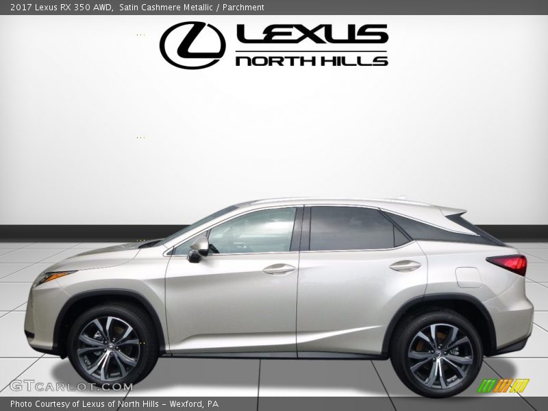 Satin Cashmere Metallic / Parchment 2017 Lexus RX 350 AWD