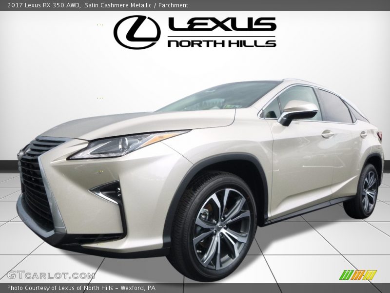 Satin Cashmere Metallic / Parchment 2017 Lexus RX 350 AWD
