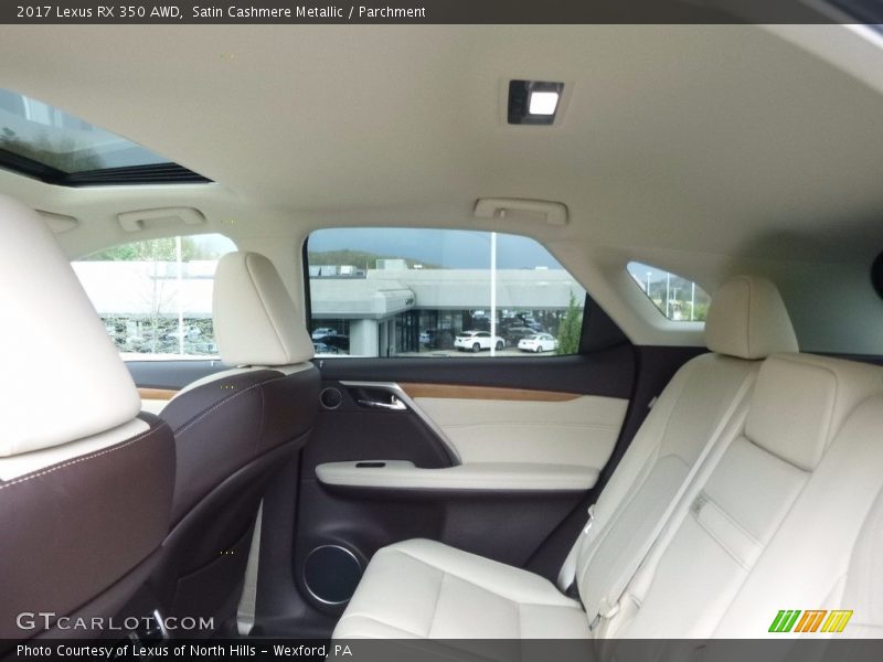 Satin Cashmere Metallic / Parchment 2017 Lexus RX 350 AWD