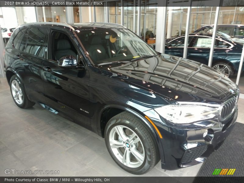 Carbon Black Metallic / Black 2017 BMW X5 xDrive35i