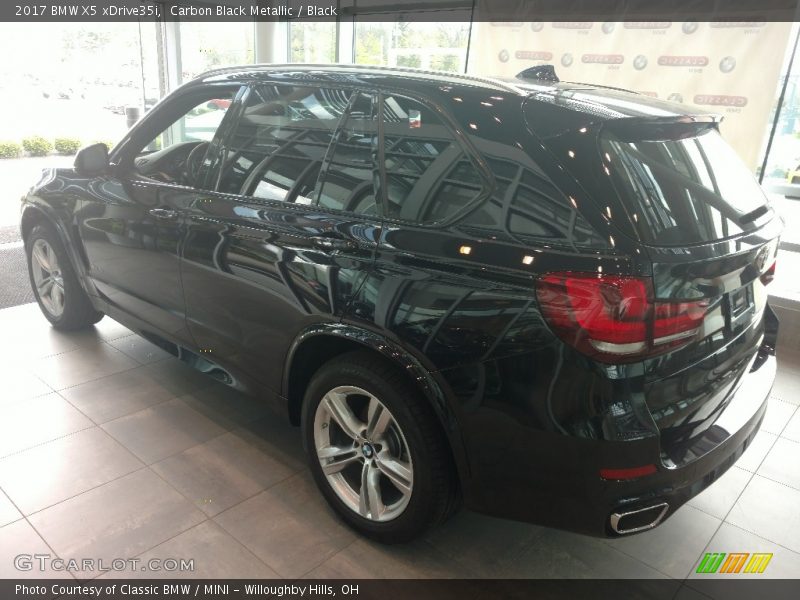 Carbon Black Metallic / Black 2017 BMW X5 xDrive35i