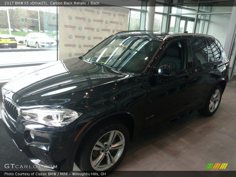 Carbon Black Metallic / Black 2017 BMW X5 xDrive35i