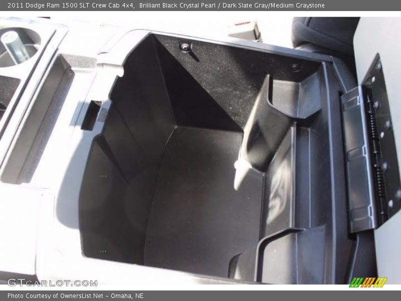Brilliant Black Crystal Pearl / Dark Slate Gray/Medium Graystone 2011 Dodge Ram 1500 SLT Crew Cab 4x4