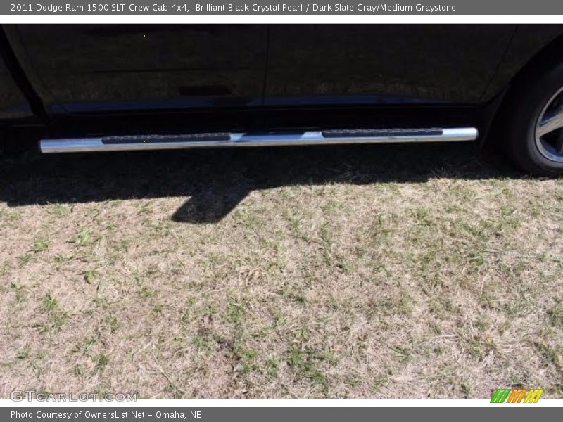 Brilliant Black Crystal Pearl / Dark Slate Gray/Medium Graystone 2011 Dodge Ram 1500 SLT Crew Cab 4x4
