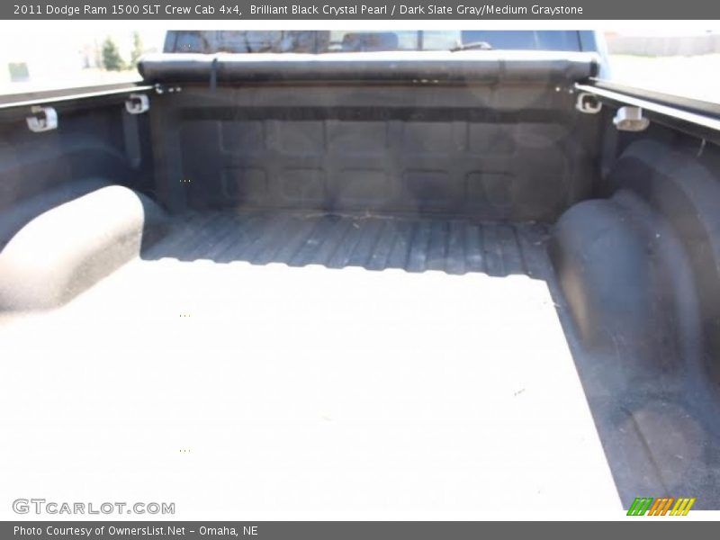 Brilliant Black Crystal Pearl / Dark Slate Gray/Medium Graystone 2011 Dodge Ram 1500 SLT Crew Cab 4x4