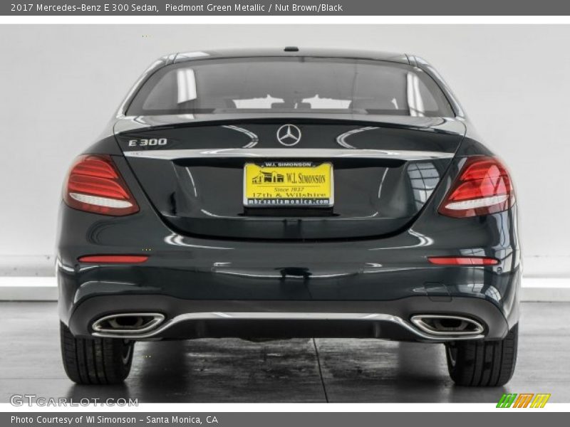 Piedmont Green Metallic / Nut Brown/Black 2017 Mercedes-Benz E 300 Sedan
