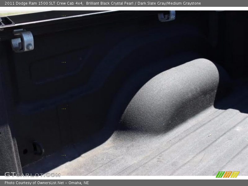 Brilliant Black Crystal Pearl / Dark Slate Gray/Medium Graystone 2011 Dodge Ram 1500 SLT Crew Cab 4x4