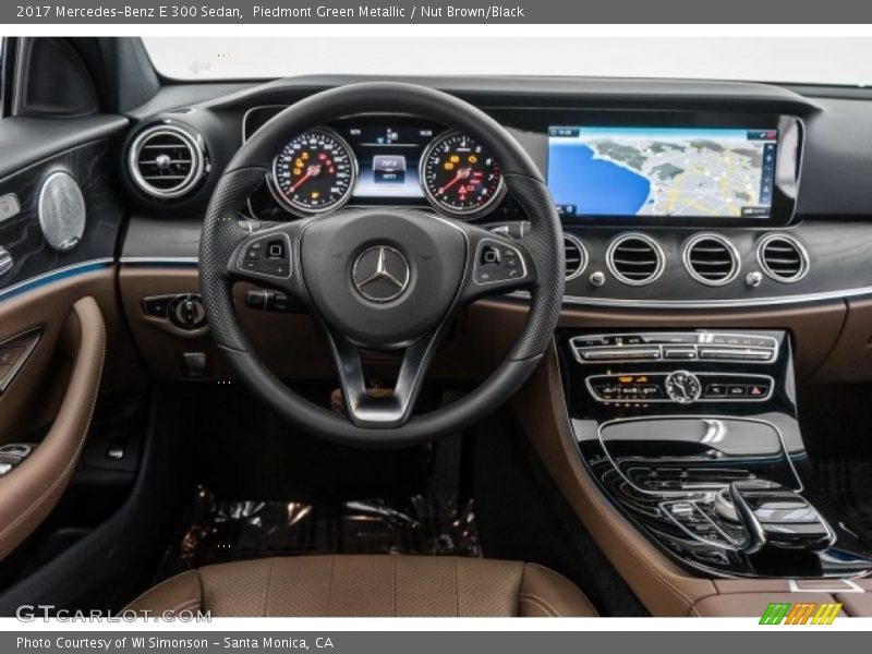 Piedmont Green Metallic / Nut Brown/Black 2017 Mercedes-Benz E 300 Sedan