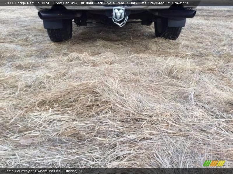 Brilliant Black Crystal Pearl / Dark Slate Gray/Medium Graystone 2011 Dodge Ram 1500 SLT Crew Cab 4x4