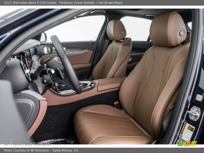 Piedmont Green Metallic / Nut Brown/Black 2017 Mercedes-Benz E 300 Sedan