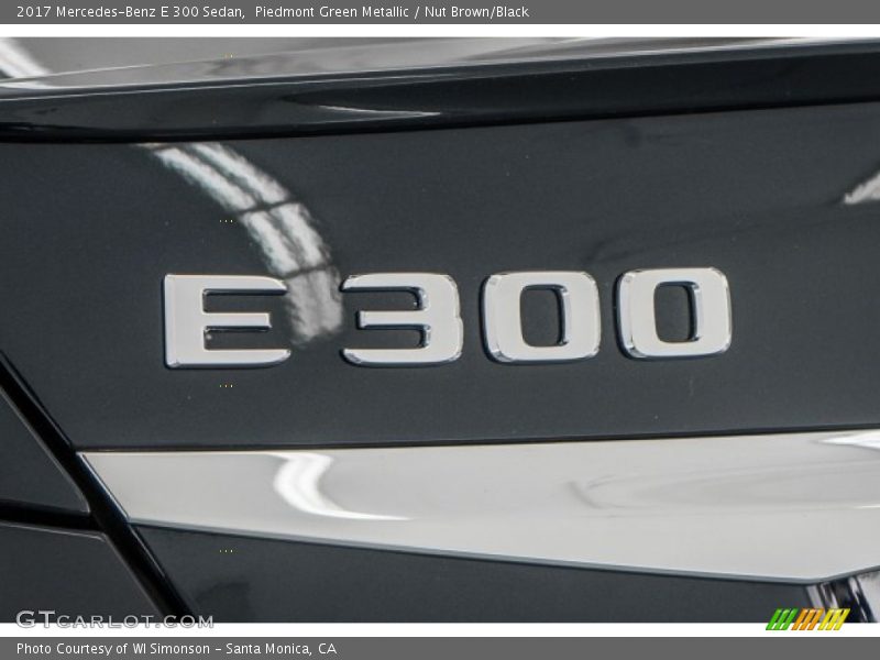 Piedmont Green Metallic / Nut Brown/Black 2017 Mercedes-Benz E 300 Sedan